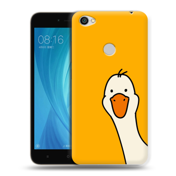 Силиконовый чехол на Xiaomi RedMi Note 5A Prime с принтом Утка Силиконовый чехол на Xiaomi RedMi Note 5A Prime с принтом Утка