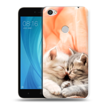 Силиконовый чехол на Xiaomi RedMi Note 5A Prime с принтом Котята Силиконовый чехол на Xiaomi RedMi Note 5A Prime с принтом Котята