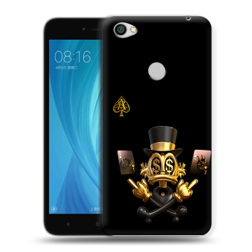 Силиконовый чехол на Xiaomi RedMi Note 5A Prime с принтом Золотой скрудж макдак