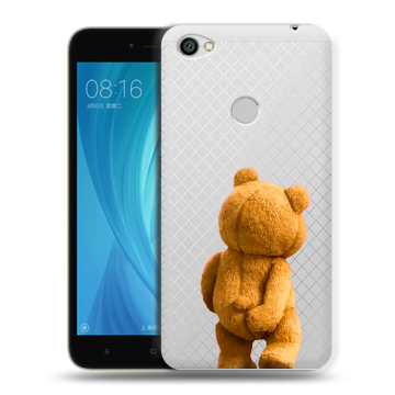 Силиконовый чехол на Xiaomi RedMi Note 5A Prime с принтом Медведь Силиконовый чехол на Xiaomi RedMi Note 5A Prime с принтом Медведь