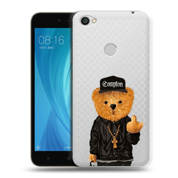 Силиконовый чехол на Xiaomi RedMi Note 5A Prime с принтом Плюшевый медведь Силиконовый чехол на Xiaomi RedMi Note 5A Prime с принтом Плюшевый медведь