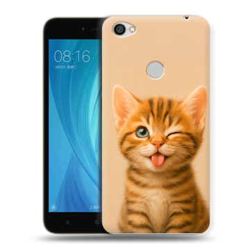 Силиконовый чехол на Xiaomi RedMi Note 5A Prime с принтом котенок Силиконовый чехол на Xiaomi RedMi Note 5A Prime с принтом котенок