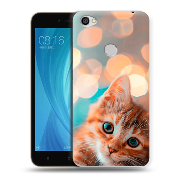 Силиконовый чехол на Xiaomi RedMi Note 5A Prime с принтом котик Силиконовый чехол на Xiaomi RedMi Note 5A Prime с принтом котик