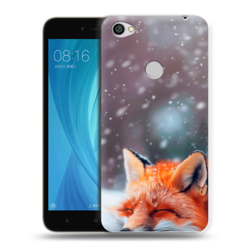 Силиконовый чехол на Xiaomi RedMi Note 5A Prime с принтом лиса Силиконовый чехол на Xiaomi RedMi Note 5A Prime с принтом лиса
