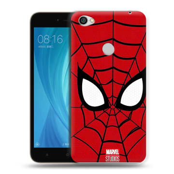 Силиконовый чехол на Xiaomi RedMi Note 5A Prime с принтом человек паук spiderman
