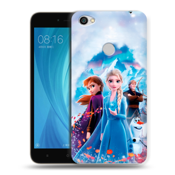 Силиконовый чехол на Xiaomi RedMi Note 5A Prime с принтом Холодное сердце Frozen Силиконовый чехол на Xiaomi RedMi Note 5A Prime с принтом Холодное сердце Frozen