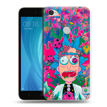 Силиконовый чехол на Xiaomi RedMi Note 5A Prime с принтом Рик и Морти Rick Morty Силиконовый чехол на Xiaomi RedMi Note 5A Prime с принтом Рик и Морти Rick Morty