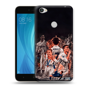 Силиконовый чехол на Xiaomi RedMi Note 5A Prime с принтом Реал Роналдо Real Ronaldo