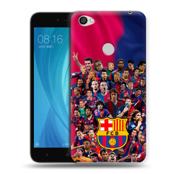 Силиконовый чехол на Xiaomi RedMi Note 5A Prime с принтом Барселона Barcelona