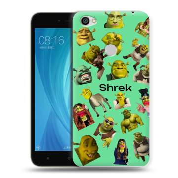 Силиконовый чехол на Xiaomi RedMi Note 5A Prime с принтом Шрек Shrek