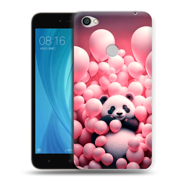 Силиконовый чехол на Xiaomi RedMi Note 5A Prime с принтом Панда Силиконовый чехол на Xiaomi RedMi Note 5A Prime с принтом Панда