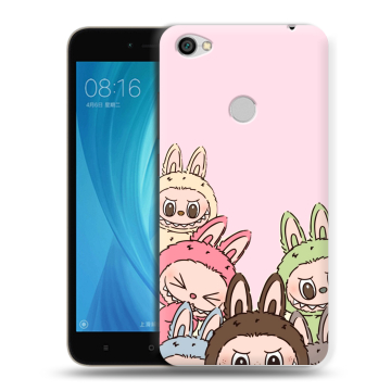 Силиконовый чехол на Xiaomi RedMi Note 5A Prime с принтом Лабубу