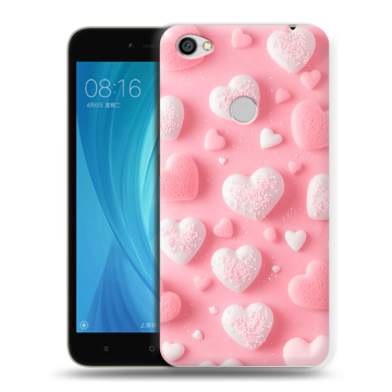 Силиконовый чехол на Xiaomi RedMi Note 5A Prime с принтом Сердечки Силиконовый чехол на Xiaomi RedMi Note 5A Prime с принтом Сердечки