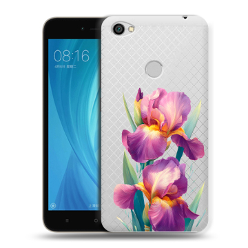 Силиконовый чехол на Xiaomi RedMi Note 5A Prime с принтом Цветы орхидеи