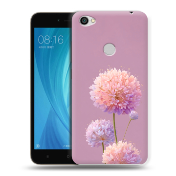 Силиконовый чехол на Xiaomi RedMi Note 5A Prime с принтом Цветы