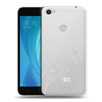 Силиконовый чехол на Xiaomi RedMi Note 5A Prime с принтом Сотворение мира