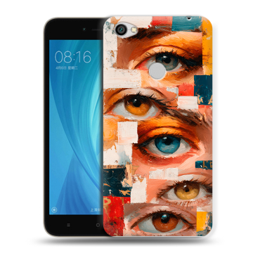 Силиконовый чехол на Xiaomi RedMi Note 5A Prime с принтом Модный принт