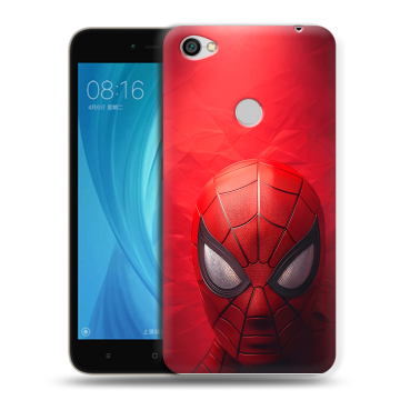 Силиконовый чехол на Xiaomi RedMi Note 5A Prime с принтом Spiderman Человек паук Силиконовый чехол на Xiaomi RedMi Note 5A Prime с принтом Spiderman Человек паук