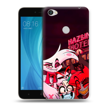 Силиконовый чехол на Xiaomi RedMi Note 5A Prime с принтом Hazbin Hotel Отель Хазбин Силиконовый чехол на Xiaomi RedMi Note 5A Prime с принтом Hazbin Hotel Отель Хазбин