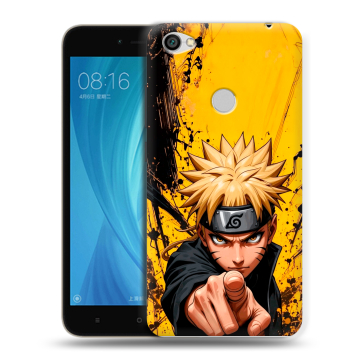 Силиконовый чехол на Xiaomi RedMi Note 5A Prime с принтом Naruto Наруто Силиконовый чехол на Xiaomi RedMi Note 5A Prime с принтом Naruto Наруто