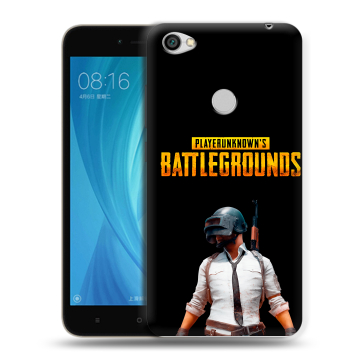 Силиконовый чехол на Xiaomi RedMi Note 5A Prime с принтом PUGB ПАГБ Силиконовый чехол на Xiaomi RedMi Note 5A Prime с принтом PUGB ПАГБ