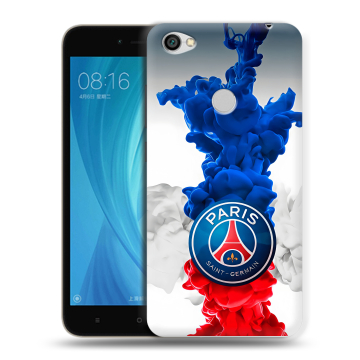 Силиконовый чехол на Xiaomi RedMi Note 5A Prime с принтом PSG ПСЖ