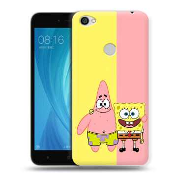 Силиконовый чехол на Xiaomi RedMi Note 5A Prime с принтом Спанч боб Спанчбоб Силиконовый чехол на Xiaomi RedMi Note 5A Prime с принтом Спанч боб Спанчбоб