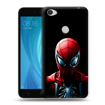 Силиконовый чехол на Xiaomi RedMi Note 5A Prime с принтом Spiderman Человек паук