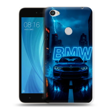 Силиконовый чехол на Xiaomi RedMi Note 5A Prime с принтом BMW БМВ Силиконовый чехол на Xiaomi RedMi Note 5A Prime с принтом BMW БМВ