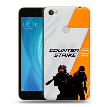 Силиконовый чехол на Xiaomi RedMi Note 5A Prime с принтом Counter Strike Силиконовый чехол на Xiaomi RedMi Note 5A Prime с принтом Counter Strike
