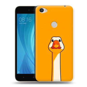 Силиконовый чехол на Xiaomi RedMi Note 5A Prime с принтом Смешная утка