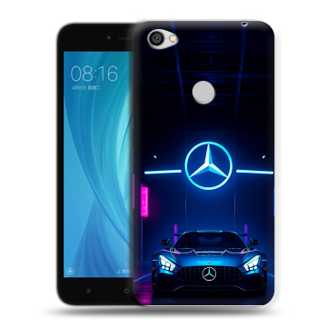 Силиконовый чехол на Xiaomi RedMi Note 5A Prime с принтом Mercedes Мерседес Силиконовый чехол на Xiaomi RedMi Note 5A Prime с принтом Mercedes Мерседес