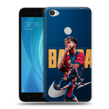 Силиконовый чехол на Xiaomi RedMi Note 5A Prime с принтом Барселона Barca Yamal Силиконовый чехол на Xiaomi RedMi Note 5A Prime с принтом Барселона Barca Yamal