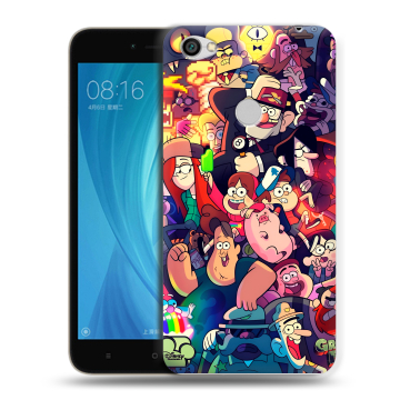 Силиконовый чехол на Xiaomi RedMi Note 5A Prime с принтом Gravity Falls Гравити Фолз Силиконовый чехол на Xiaomi RedMi Note 5A Prime с принтом Gravity Falls Гравити Фолз