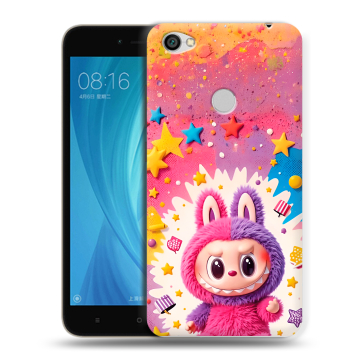 Силиконовый чехол на Xiaomi RedMi Note 5A Prime с принтом Labubu Лабубу Силиконовый чехол на Xiaomi RedMi Note 5A Prime с принтом Labubu Лабубу
