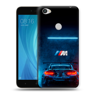 Силиконовый чехол на Xiaomi RedMi Note 5A Prime с принтом BMW БМВ Силиконовый чехол на Xiaomi RedMi Note 5A Prime с принтом BMW БМВ