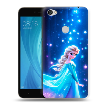 Силиконовый чехол на Xiaomi RedMi Note 5A Prime с принтом Холодное сердце Frozen Силиконовый чехол на Xiaomi RedMi Note 5A Prime с принтом Холодное сердце Frozen