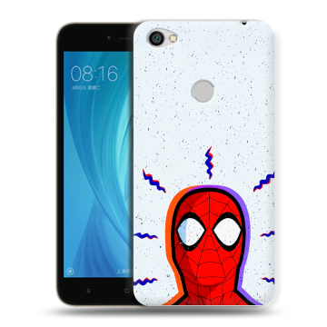 Силиконовый чехол на Xiaomi RedMi Note 5A Prime с принтом Spiderman Человек паук