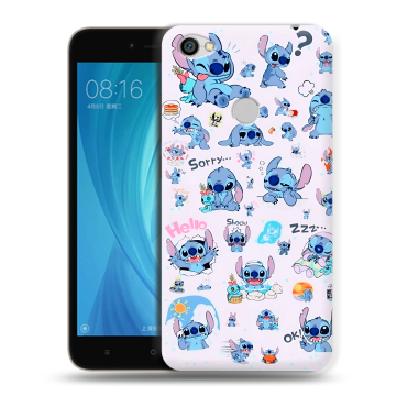 Силиконовый чехол на Xiaomi RedMi Note 5A Prime с принтом Лило и Стич