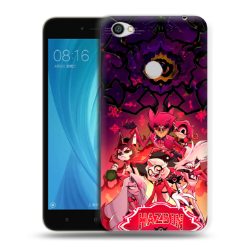 Силиконовый чехол на Xiaomi RedMi Note 5A Prime с принтом Hazbin Hotel Отель Хазбин Силиконовый чехол на Xiaomi RedMi Note 5A Prime с принтом Hazbin Hotel Отель Хазбин