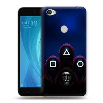 Силиконовый чехол на Xiaomi RedMi Note 5A Prime с принтом Игра Кальмара