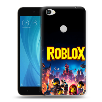 Силиконовый чехол на Xiaomi RedMi Note 5A Prime с принтом Roblox Роблокс Силиконовый чехол на Xiaomi RedMi Note 5A Prime с принтом Roblox Роблокс
