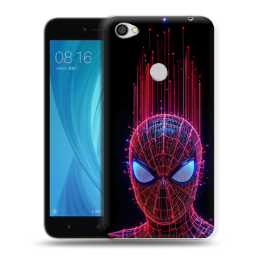 Силиконовый чехол на Xiaomi RedMi Note 5A Prime с принтом Spiderman Человек паук Силиконовый чехол на Xiaomi RedMi Note 5A Prime с принтом Spiderman Человек паук