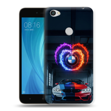 Силиконовый чехол на Xiaomi RedMi Note 5A Prime с принтом BMW БМВ Силиконовый чехол на Xiaomi RedMi Note 5A Prime с принтом BMW БМВ