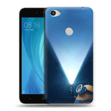 Силиконовый чехол на Xiaomi RedMi Note 5A Prime с принтом Миньоны Силиконовый чехол на Xiaomi RedMi Note 5A Prime с принтом Миньоны