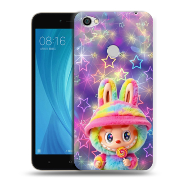 Силиконовый чехол на Xiaomi RedMi Note 5A Prime с принтом Labubu Лабубу Силиконовый чехол на Xiaomi RedMi Note 5A Prime с принтом Labubu Лабубу