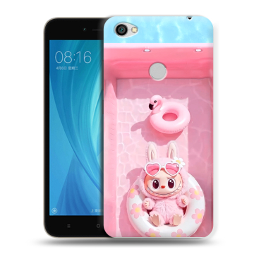Силиконовый чехол на Xiaomi RedMi Note 5A Prime с принтом Labubu Лабубу Силиконовый чехол на Xiaomi RedMi Note 5A Prime с принтом Labubu Лабубу