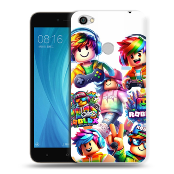Силиконовый чехол на Xiaomi RedMi Note 5A Prime с принтом Roblox Роблокс Силиконовый чехол на Xiaomi RedMi Note 5A Prime с принтом Roblox Роблокс