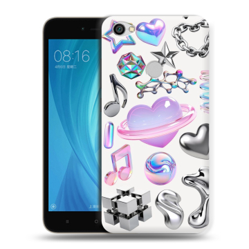Силиконовый чехол на Xiaomi RedMi Note 5A Prime с принтом Y2K Силиконовый чехол на Xiaomi RedMi Note 5A Prime с принтом Y2K