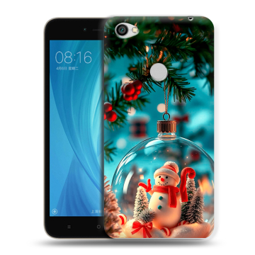 Силиконовый чехол на Xiaomi RedMi Note 5A Prime с принтом Новый год